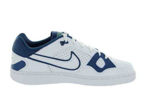 Nike Men's Son of Force White/White/Black/Green Glow Basketball Shoe 10 Men US thumbnail