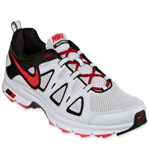 Nike Men's NIKE AIR ALVORD 10 RUNNING SHOES 9.5 (WOLF GREY/UNIVERSITY RED/BLACK)
