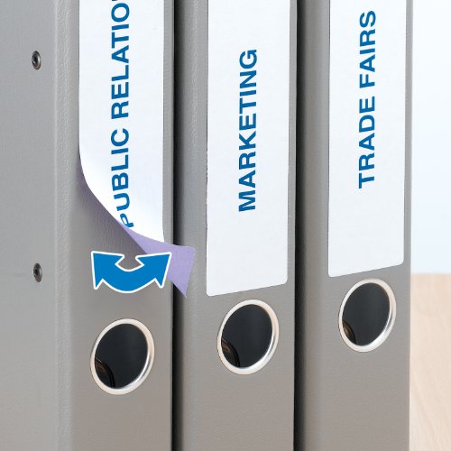 Herma Removable File Spine Labels A4 25pc - 192x38mm