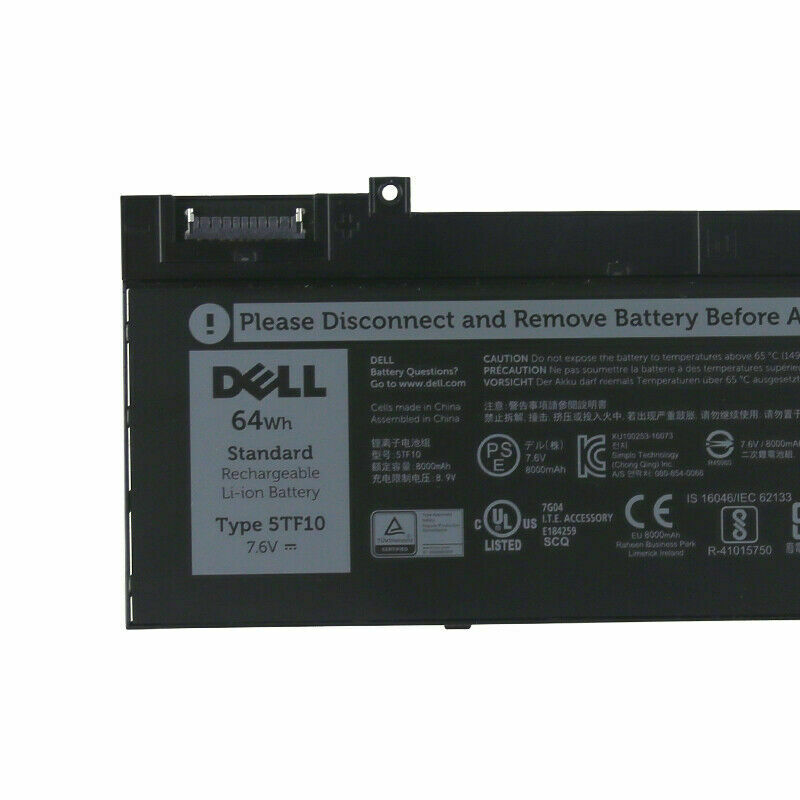 OEM 5TF10 Battery for Dell Precision 7330 7540 7530 7730 NYFJH 0RY3F9 0VRX0J thumbnail