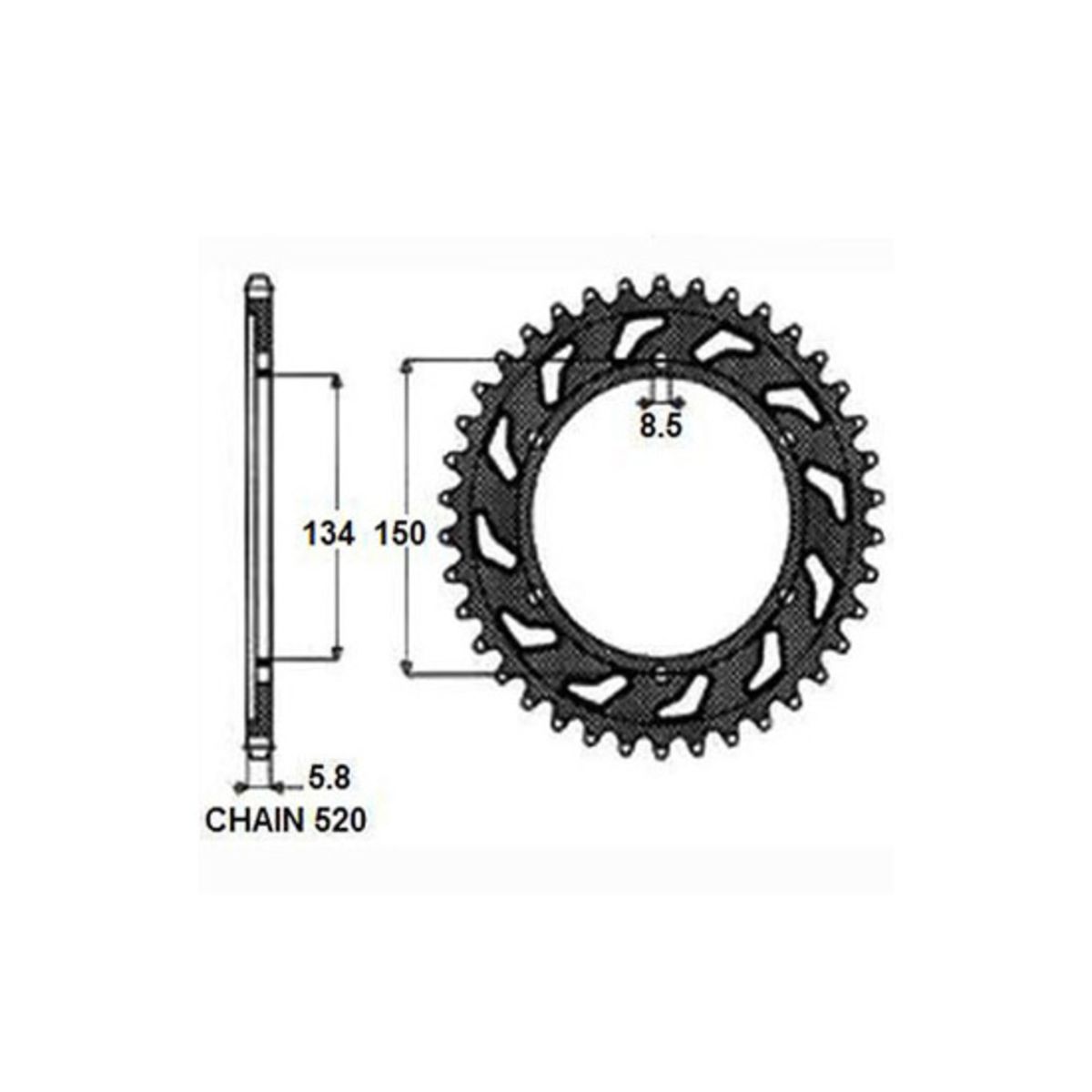 Pignon SUNSTAR SUNR1-3619-48