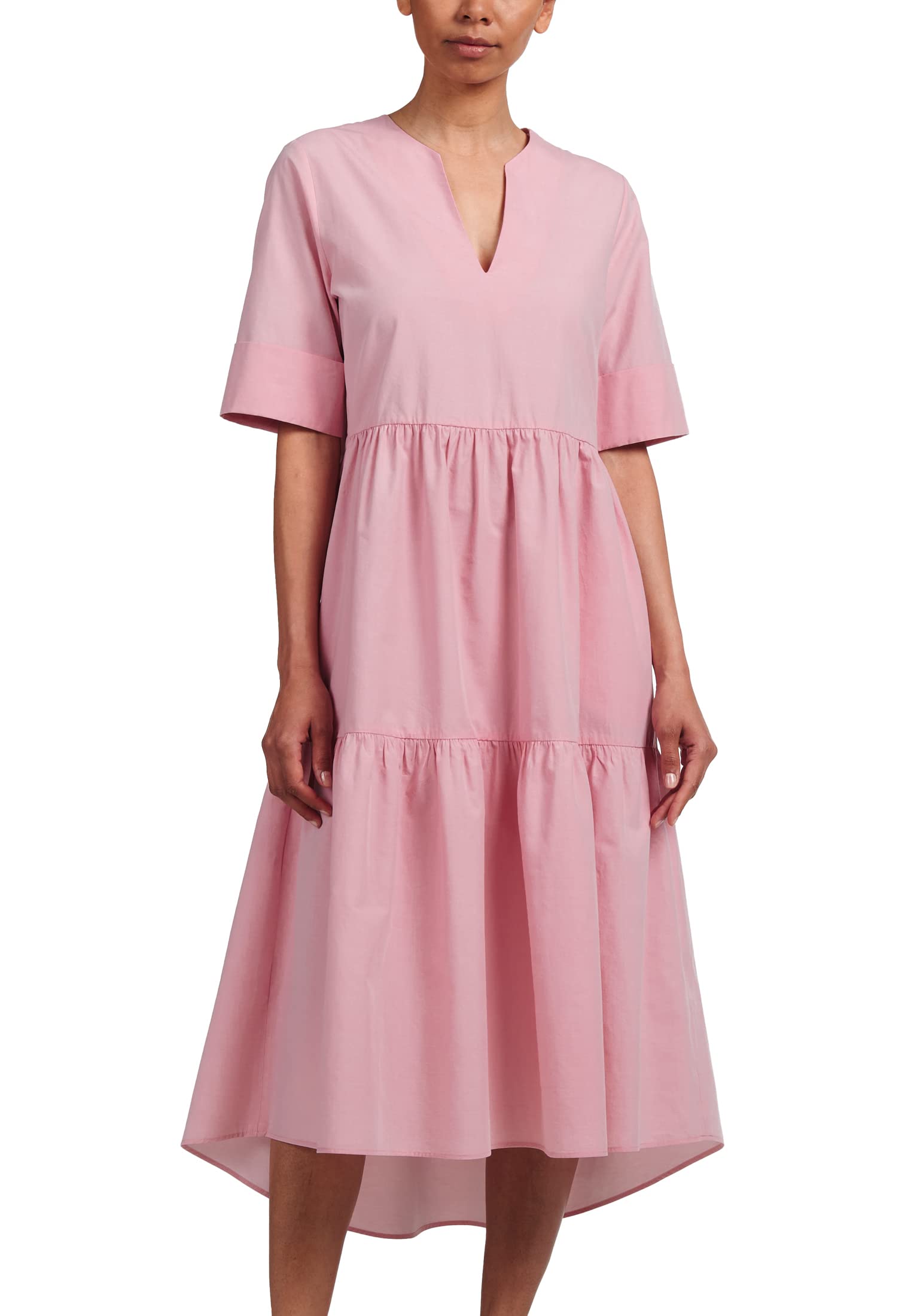 Kurzarmblusen Bluse 5075 HK24, Rose 42