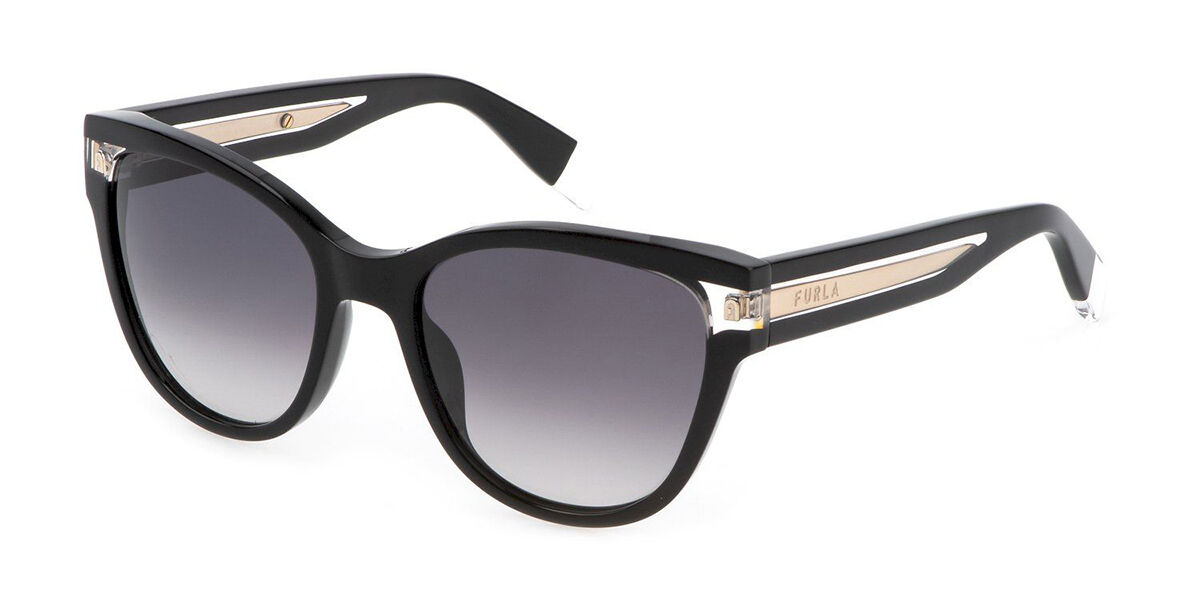 Furla SFU593V 0700 Womenâs Sunglasses Black Size 54 thumbnail