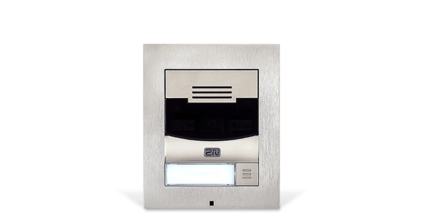 2N Telecommunications 9155301BS Video Intercom System Satin Steel