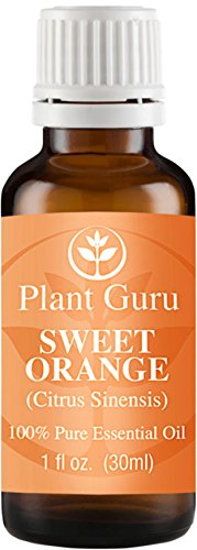 Sweet Orange Essential Oil 1 Oz / 30 Ml. 100% Pure Natural Undiluted Therapeutic Grade Citrus Sinensis  Cold Pressed from Fresh Orange Peel  Aromather