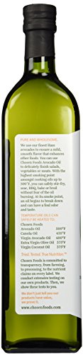 Chosen Foods 100% Pure Hand-crafted Avocado Oil (33.8-oz Bottle) Pack of 2
