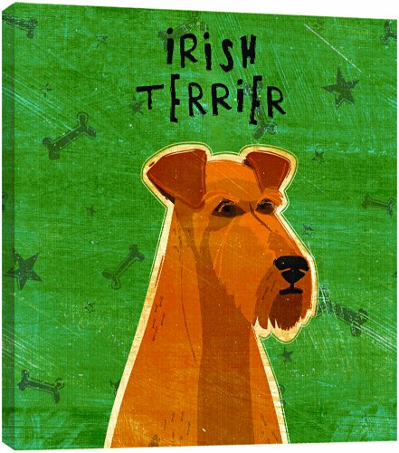 Tree-Free Greetings 83994 Eco Art Wall Plaque, 11.25 by 11.25 by 0.5-Inch, Irish Terrier thumbnail