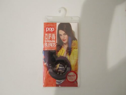 POP Clip-in 2 Color Blends Black/P