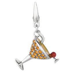 Sterling Silver Martini Charm