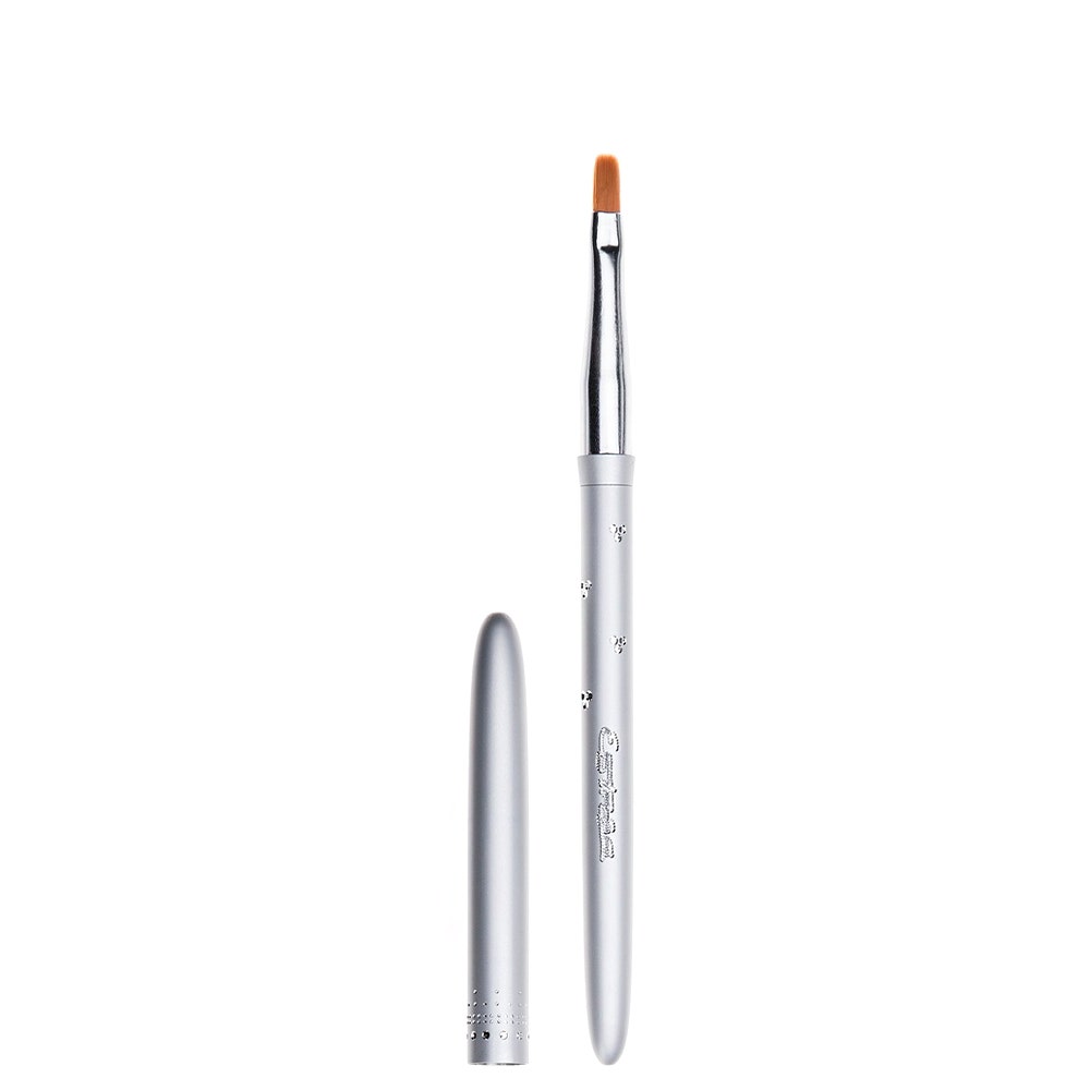 Pennello Gel Piatto Ovale Medio-Sintetico 1 Pz Manicure E Pedicure ESTROSA