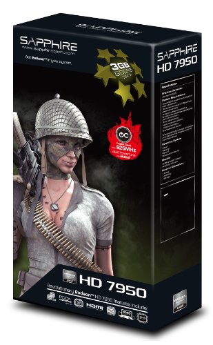 SAPPHIRE Radeon HD 7950 DirectX 11 21196-00-20G Video Card thumbnail