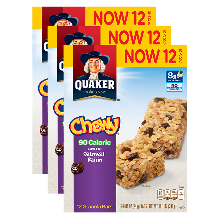FODMAPs, Gluten & More Quaker Chewy Low Fat Oatmeal Raisin (120.84