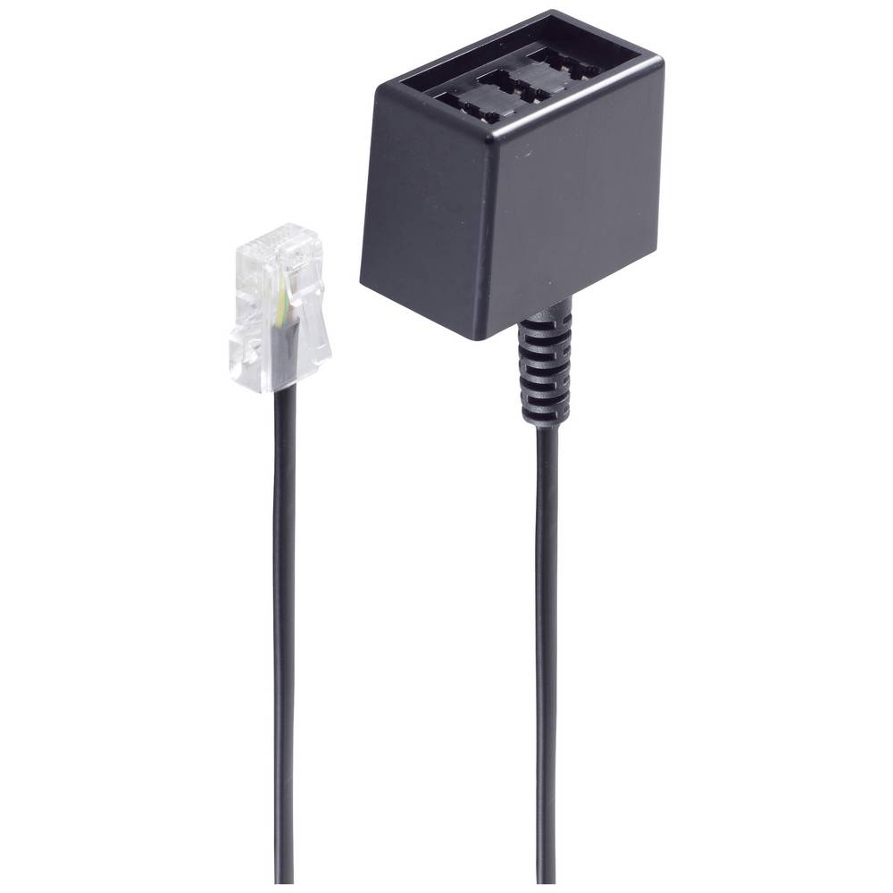 Shiverpeaks BS71280-8 ISDN Adapter Black RJ45 8p4c to TAE-NFN 0.15m