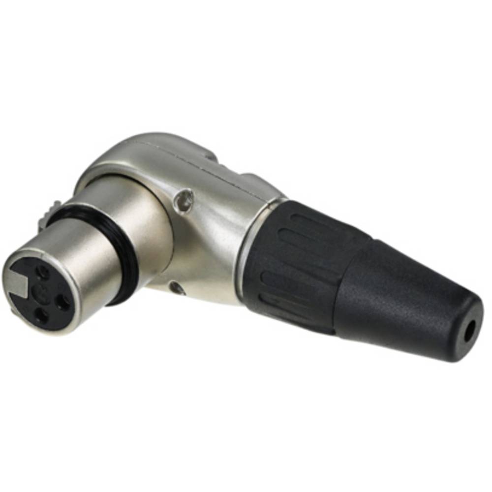 Rean RC3FR-B XLR Connector Right Angle 3 Pins 1pc