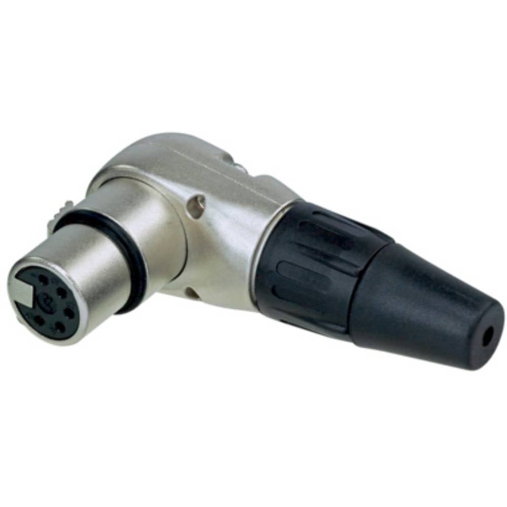 Rean RC5FR-B XLR Connector 5-Pin Right Angle Audio Connector