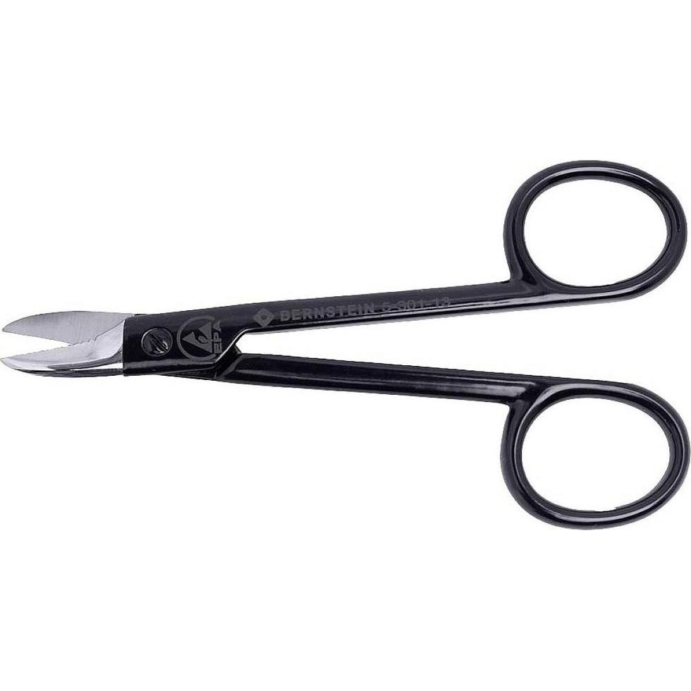 Bernstein Tools ESD Schere Mit Verzahnung, AbleitfÃ¤hig 5-301-13