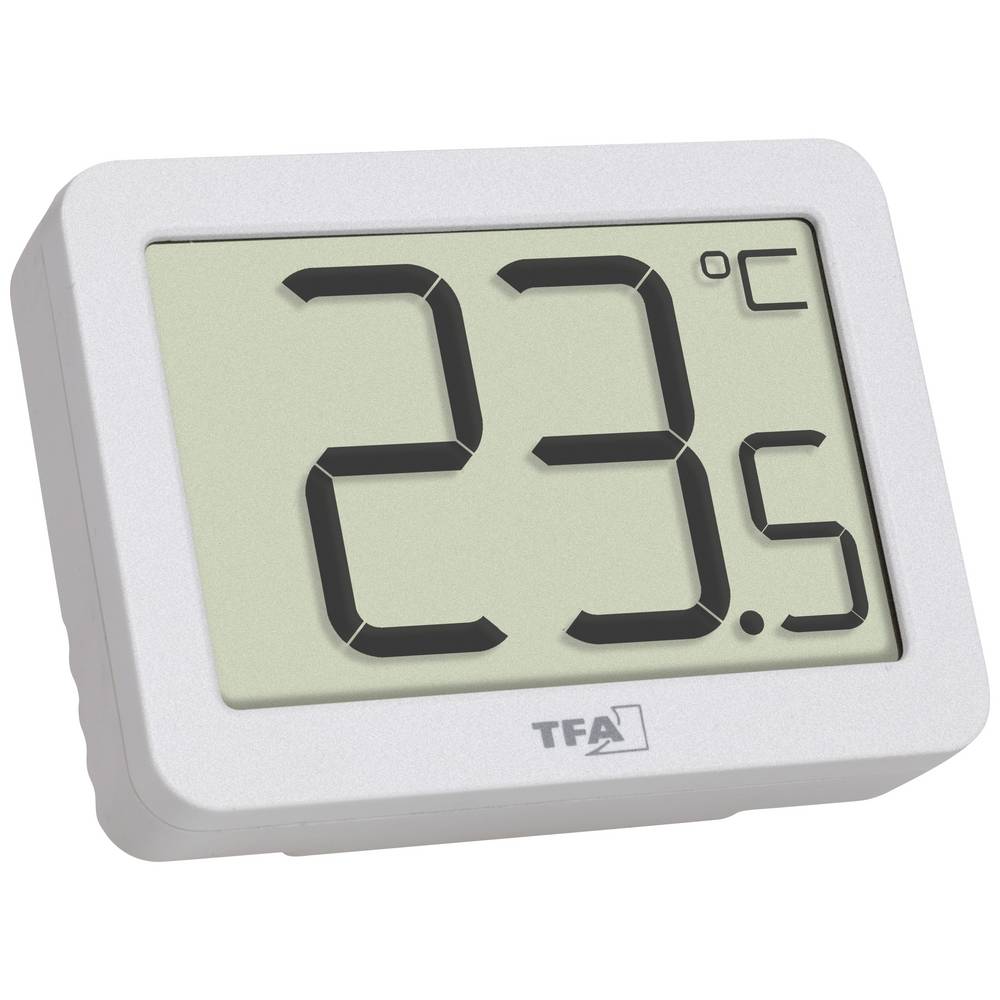TFA Dostmann Digitales Thermometer Thermometer Schwarz