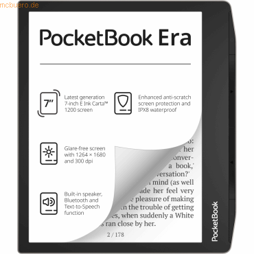 PocketBook Era Stardust E-book Reader Touchscreen 16 GB Black, Copper