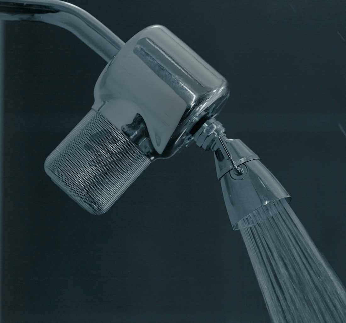 Ampere Shower Power Pro Hydropower Water Powered  Bluetooth LED Shower