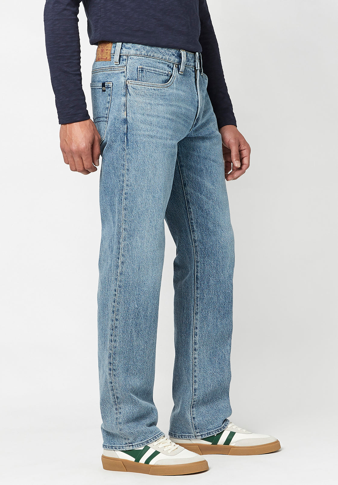 Buffalo - Relaxed Straight Driven Authentic Blue Jeans - BM22742 INDIGO - 33 thumbnail