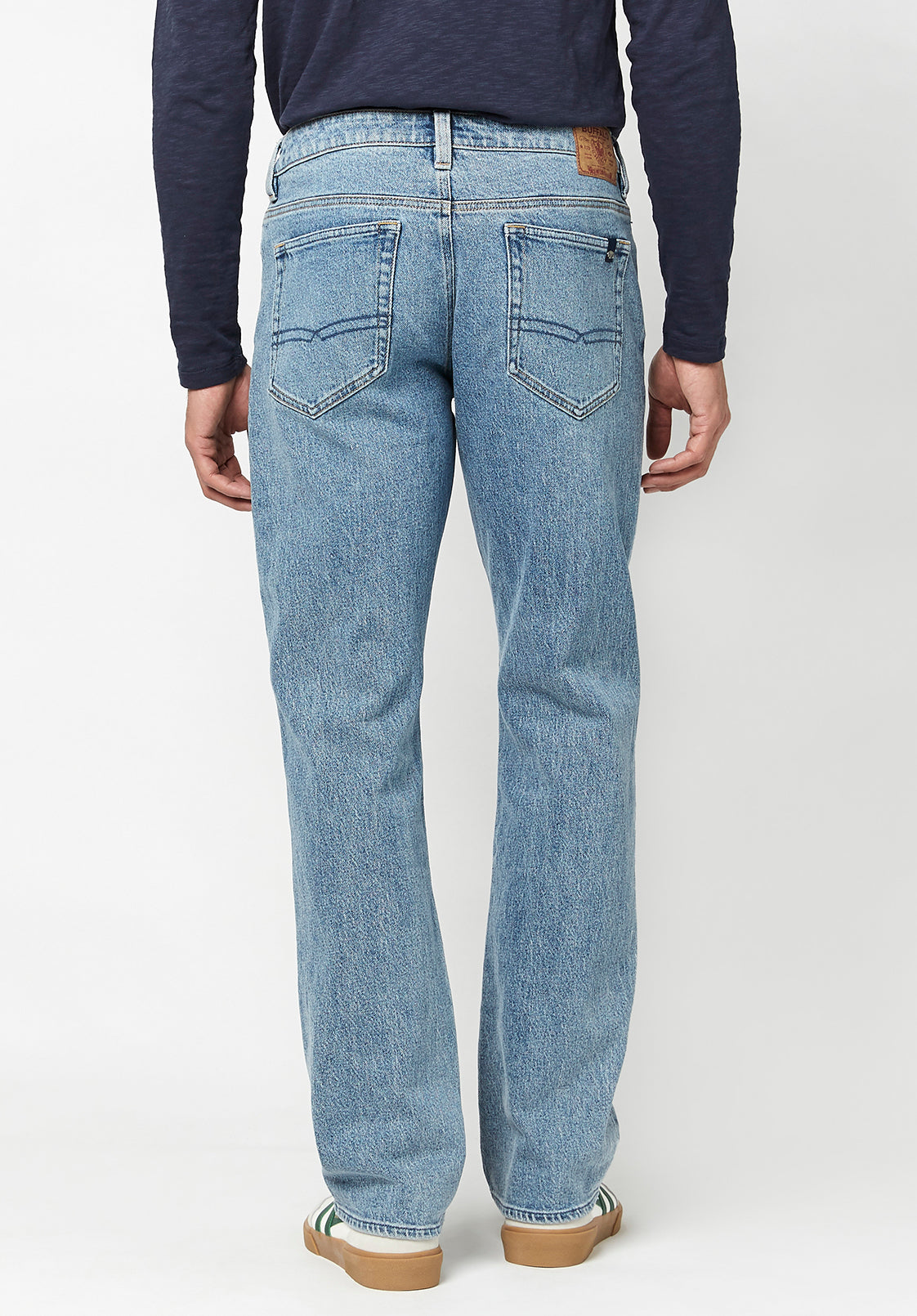 Buffalo - Relaxed Straight Driven Authentic Blue Jeans - BM22742 INDIGO - 33 thumbnail