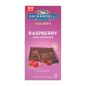 Ghirardelli Chocolate Squares Raspberry Dark Chocolate 