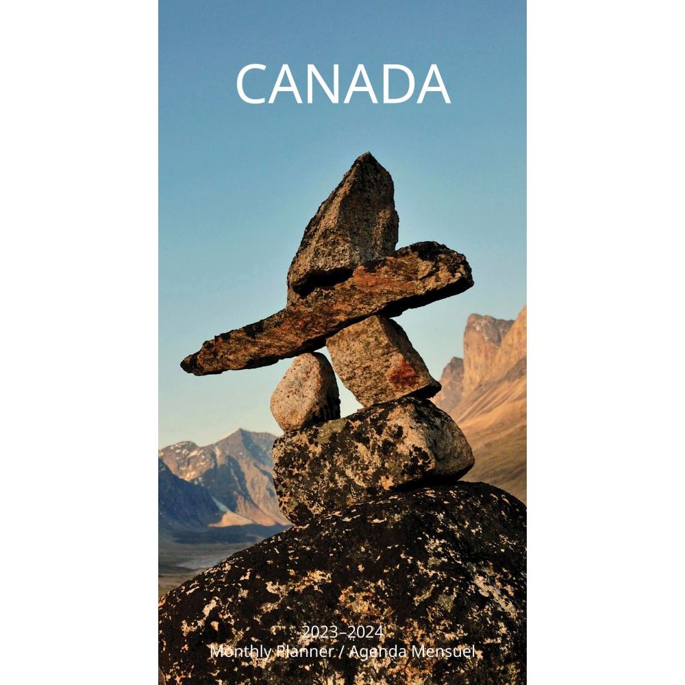 Canada Bilingual English French 2023-2024 Two Year Pocket Planner