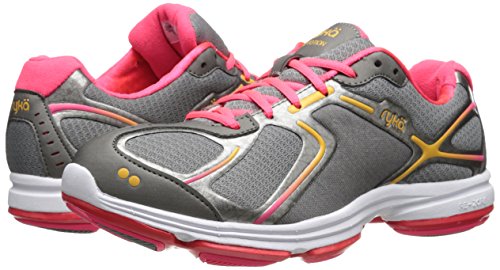 RYKA Women's Devotion Walking Shoe,Grey/Pink,10 M US thumbnail
