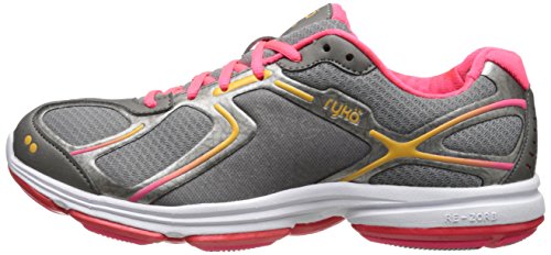 RYKA Women's Devotion Walking Shoe,Grey/Pink,10 M US thumbnail