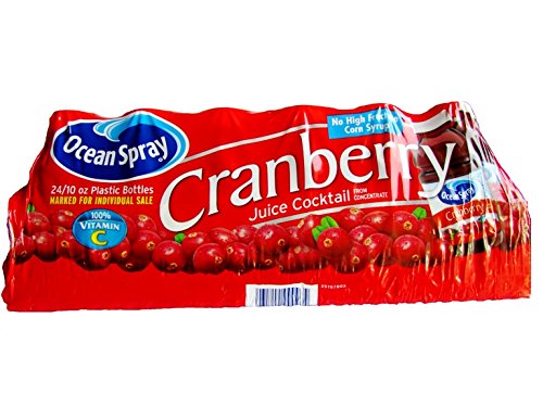 Ocean Spray Cranberry Juice Cocktail, 10 Oz, Case of 24 Cans