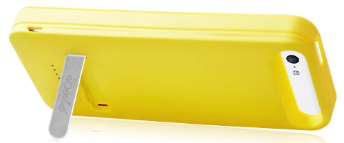 Ionic Rechargeable Extended Battery Apple iPhone 5C Case (at&T, T-Mobile, Sprint, Verizon) (Yellow)[MFI Apple Certification Pending] thumbnail