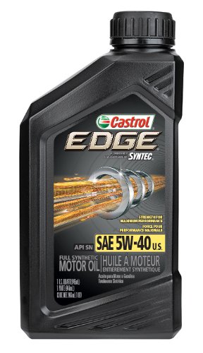 Castrol Edge Advanced Full Synthetic Motor Oil 5W-40  1 Qt (6 Pack)