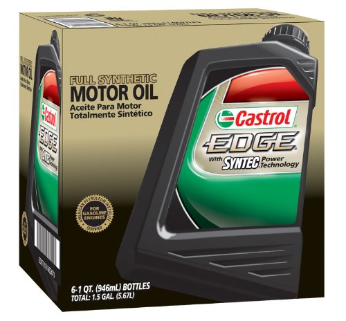 Castrol Edge Advanced Full Synthetic Motor Oil 5W-40  1 Qt (6 Pack) thumbnail