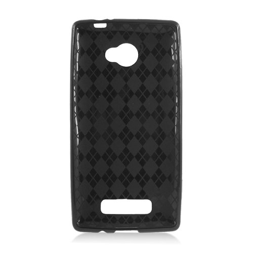 Silicone Skin Gel Cover Case HTC Windows Phone 8X Zenith 6990, TPU Black
