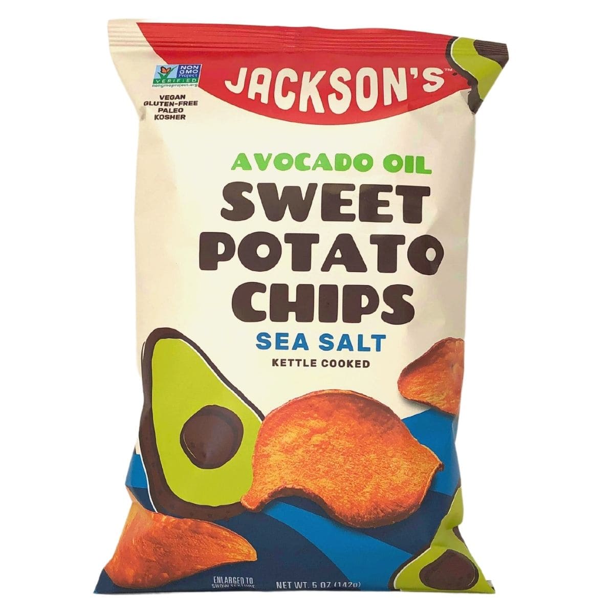 Jackson's Avocado Oil Sweet Potato Chips - Sea Salt 5oz