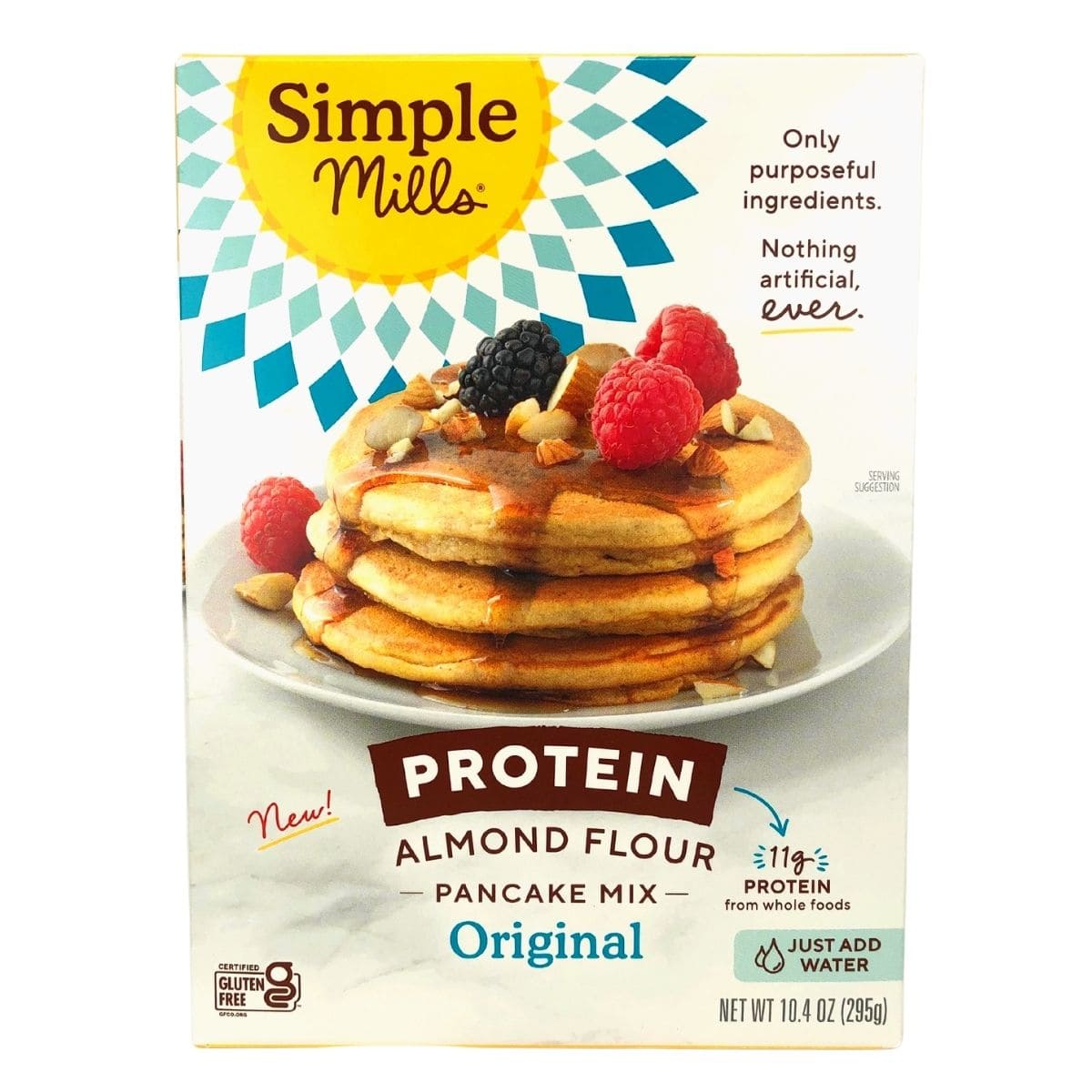 Simple Mills Just-Add-Water Original Protein Almond Flour Pancake Mix - 10.4oz