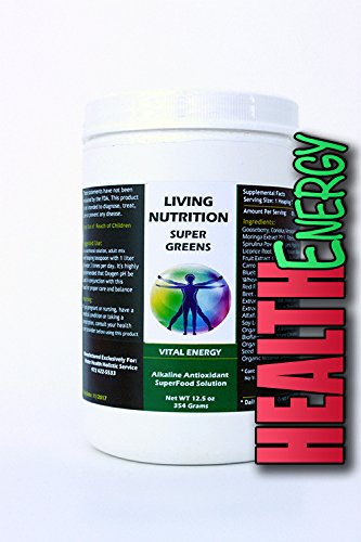 Living Nutrition Super Greens - the Alkaline Design of the Body