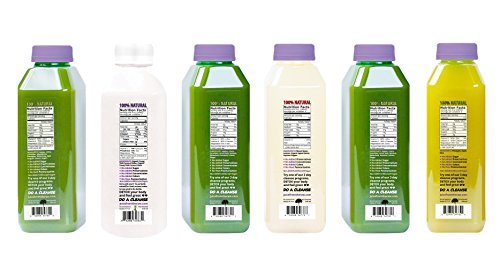 Juice from the RAW 3 Day ORGANIC Believer Juice Cleanse 18 Bottles