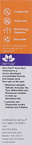 Derma E Very Clear Spot Treatment Cream with Anti-Blemish Complex, 0.5 Ounce thumbnail