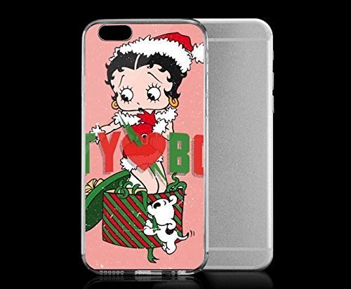 P-insa& Light Weight with Strong Aren PC Wrested Plastic Case for iPhone Said 6 Pop Culture Cartoons Betty Boop Christmas Betty Boo the