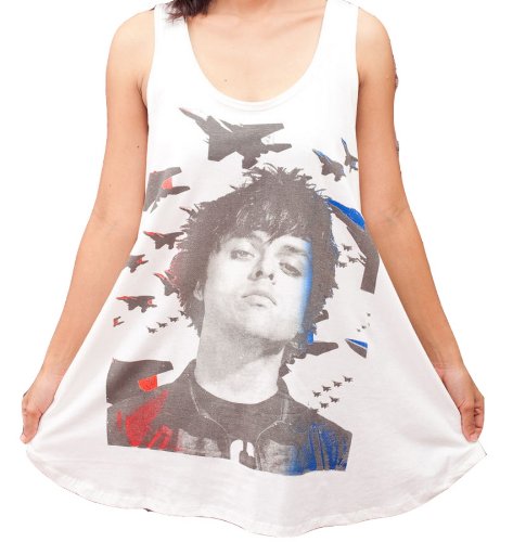 TTM203 GREEN DAY Billie Joe Armstrong POP ART WOMEN T-SHIRT DRESS Tank Top