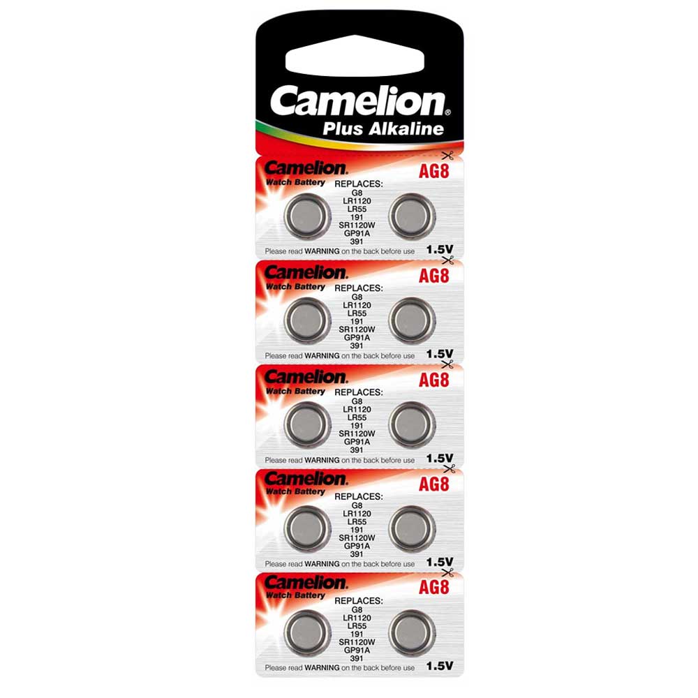 10pcs Camelion AG8 1.5 Volt Alkaline Button Cell Watch Battery CLEARANCE
