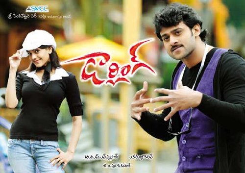 Darling Poster Movie Indian 11 X 17 Inches - 28cm X 44cm Prabhas Kajal Agarwal Shradha Das Prabhu Aahuthi Prasad Srinivasa Rao Kota M.S. Narayana
