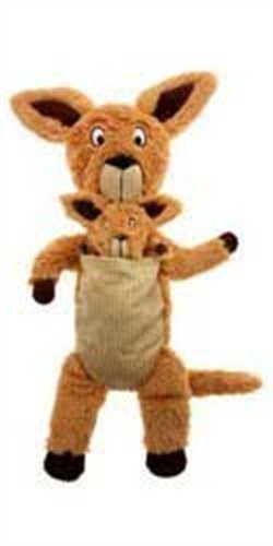 Charming Pet Products Pouch Mates Kangaroo Large Plush Dog Toy