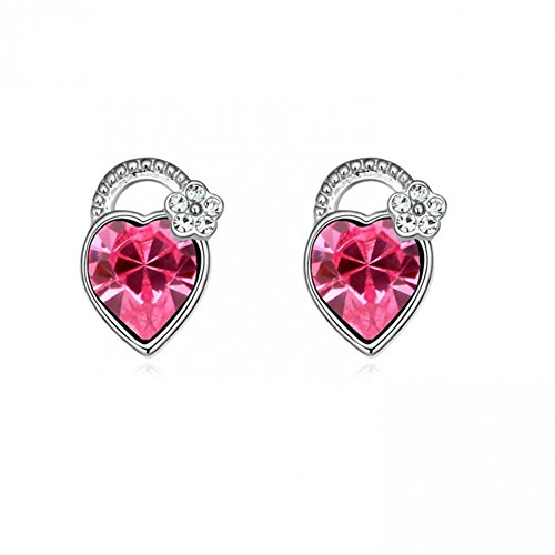 International Style Austria Style Crystal Earrings -- Heart ImpedimentSk-12043 thumbnail