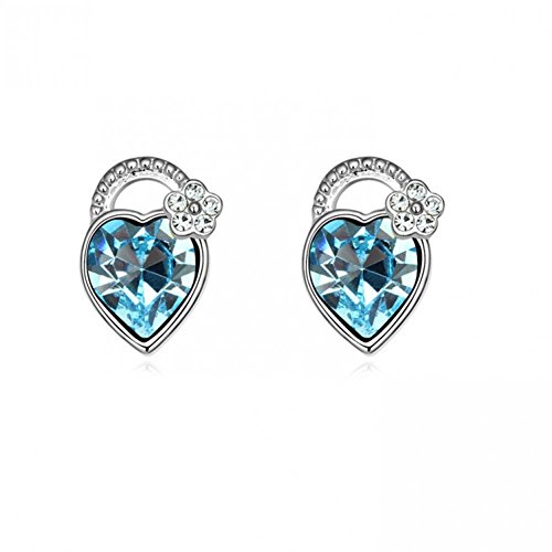 International Style Austria Style Crystal Earrings -- Heart ImpedimentSk-12043 thumbnail