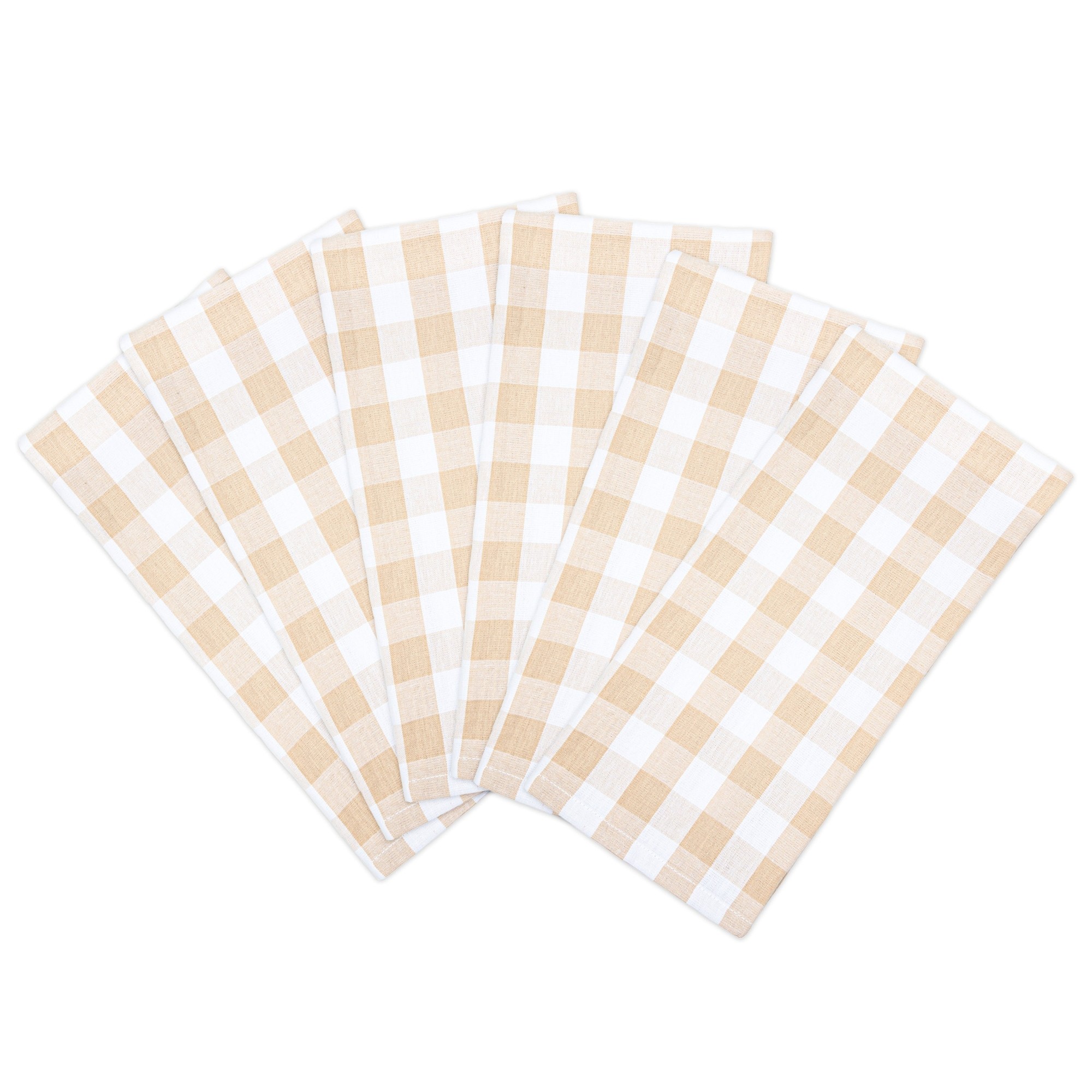 Sloppy Chef Buffalo Plaid Kitchen Towels (6 Pack), 20x30 in., 100% Cotton, Color Options - Blue thumbnail