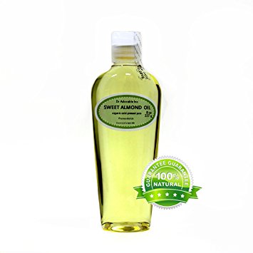 Dr Adorable - 8 Oz - Sweet Almond Oil - 100% Pure Organic Cold Pressed Natural Hair Skin