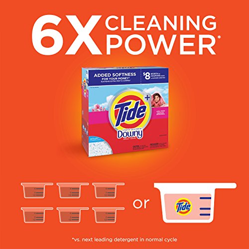 Tide Ultra Plus a Touch of Downy April Fresh Scent Powder Laundry Detergent, 95 Loads, 176 Oz thumbnail