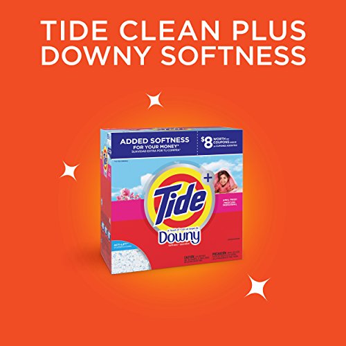 Tide Ultra Plus a Touch of Downy April Fresh Scent Powder Laundry Detergent, 95 Loads, 176 Oz thumbnail